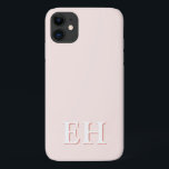ピンク&コーラル |モノグミニマルラムモダンイニシャル iPhone 11 ケース<br><div class="desc">このスタイリッシュ電話ケースデザインはシンプル赤面ピンクとコーラルのデザインを特徴とする。イニシャルと名前を持つ親切な電話カスタムケースを作る。特別な人やカッコいいあなたユニークのための贈り物になるだろう。フォントもしや位置を変更したい場合はクリックカスタマイズ「更上」ボタンをクリックして編集する。</div>