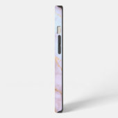 ピンク&ゴールド大理石iPhoneケース - ラグジュアリー・グラムシリーズ iPhoneケース (左側面)