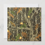 ピンク＆ゴールド カモ バチェロレッテ パーティー 招待状 (裏面)