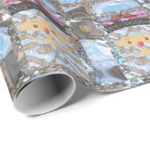 ピンク·サエレガントンタIIシック·クリスマス ラッピングペーパー (ロールコーナー)