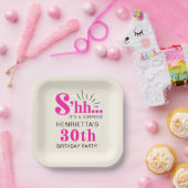ピンク サプライズ バースデー 30th パーティー プレート (パーティー)