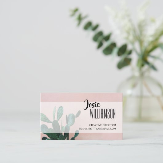 ピンク·サモダンクタス 名刺 (スタンド正面)