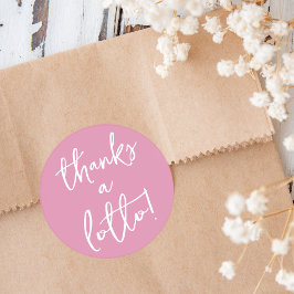 ピンク サンクス ア ロット ステッカー くじ券 プチギフト