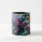 ピンク・サンゴ・アンダウター ツートーンマグカップ (中央)