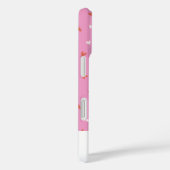 ピンク シック モノグラムイニシャル iPhone 16 カー Case-Mate iPhoneケース (裏面 / 右)