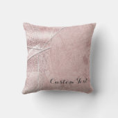 ピンク シマー クリスタル ガラス グラム デザイナー スタイル クッション (裏面)