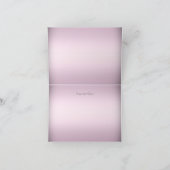 ピンク&シルバーティアラスウィート16サンキューカード サンキューカード (内部)