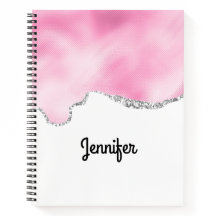 ピンク&シルバーフェイクグリッター縁どスタイリッシュR