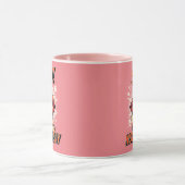 ピンク – シーッ！今日はコーヒーではない マグカップ (中央)