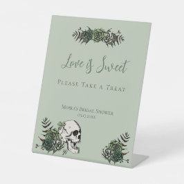 ピンク スカル＆ローズ アイリッシュ ブライダル シャワーフェイバーズ サイン