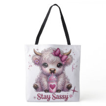 ピンク、スタイ・サッシー、ハイランド牛