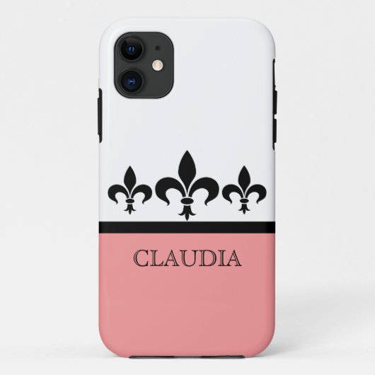 ピンク・スワンキー・（紋章の）フラ・ダ・リBT iPhone 5ケース Case-Mate iPhoneケース (裏面)