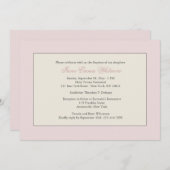 ピンク·セリカル·招待状 招待状 (正面/裏面)