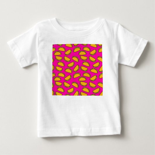 ピンク・タコス ベビーTシャツ (正面)