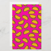 ピンク・タコス 便箋 (正面/裏面)