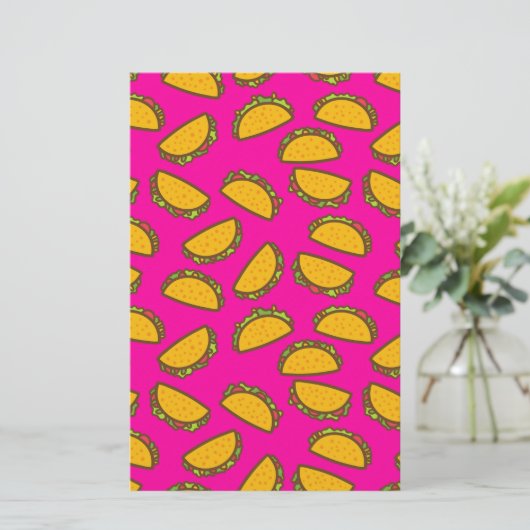 ピンク・タコス 便箋 (スタンド正面)
