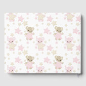 ピンク&タンテディベア&スターの色合い ゲストブック (裏面)