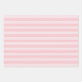 ピンク&タンパターンのパステルシェード ラッピングペーパーシート (正面2)