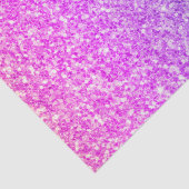 ピンク&ターコイズグラデーショングリッタープリント 薄葉紙 (詳細)