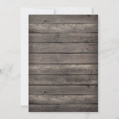 ピンク&ターコイズ素朴ウッド引っ越し祝いパーティーパーティー 招待状 (裏面)