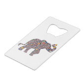 ピンク・チーター・ゾウ クレジットカード栓抜き (正面アングル)