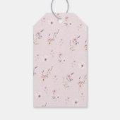 ピンク ティーパーティー ギフトタグ (裏面)