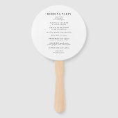 ピンク、ティール(緑がかった色)+ラン熱帯フローラ結婚ズ ハンドファン (裏面)