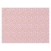 ピンク・テディベア・ベビー・バースデー・パーティー テーブルクロス (正面(横))