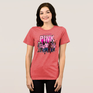 ピンク トライブレンドTシャツ