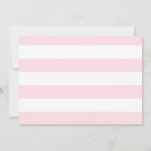 ピンク | トロピカルフラミンゴルアウ（ハワイ式宴会）フォト誕生日 招待状 (裏面)