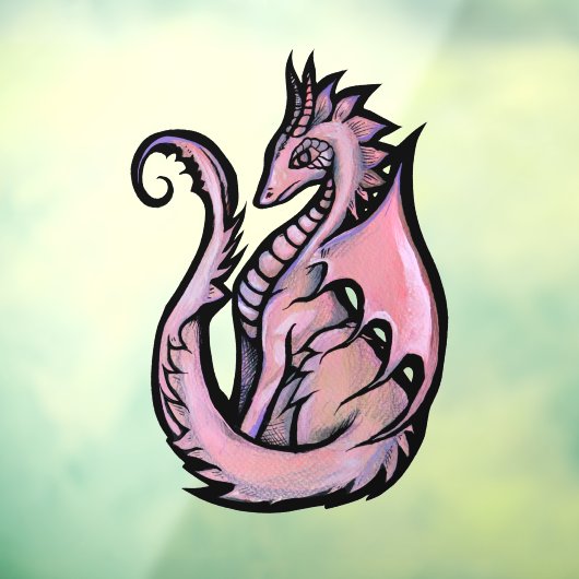 ピンク・ドラゴン ウィンドウサイン (シート3)