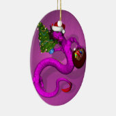 ピンク・ドラゴン セラミックオーナメント (右)