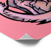 ピンク・ドラゴン ポスター (角)