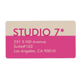 ピンク – ナチュラルシリーズ ラベル