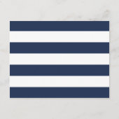 ピンク&ネイビーブライダルシャワーデイトナイトカード アドバイスカード (裏面)