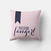 ピンク&ネイビーブループロフェッショナルファンギルピロー クッション (裏面)