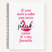 ピンク – ノートブック (正面)