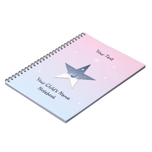 ピンク ノートブック (左側)