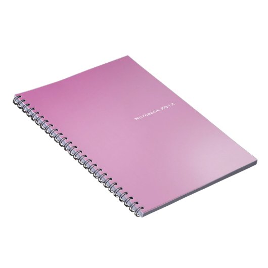 ピンク ノートブック (右側)