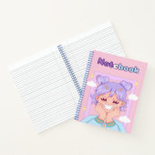 ピンク🌸🌷✨💜 ノートブック (内部)