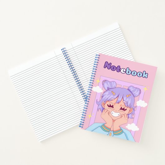 ピンク🌸🌷✨💜 ノートブック (内部)