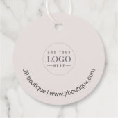 ピンク |ハート手作りクラフトパッケージラベル フェイバータグ (裏面)