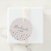 ピンク |ハート手作りクラフトパッケージラベル フェイバータグ (インサイチュ)