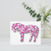 ピンク – ハート馬 ポストカード (スタンド正面)