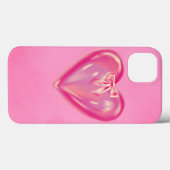ピンク ハート リボン iPhone 13 ケース Case-Mate iPhoneケース (裏面 (横))