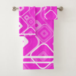 ピンク バスタオルセット