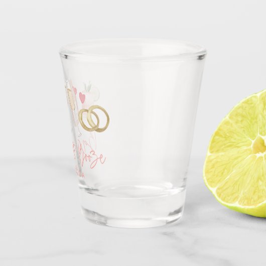 ピンク·バッガーリーハ·ブーズ·バチェロレッテの週末の楽しみ ショットグラス (右)
