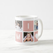 ピンク・バナー5フォトコラージュミ コーヒーマグカップ (正面右)