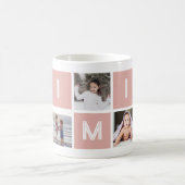 ピンク・バナー5フォトコラージュミ コーヒーマグカップ (中央)