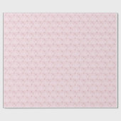 ピンク+バラ金ゴールドウィムシゴティック包装紙 ラッピングペーパー (フラット)